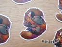 Platypus details Vinyl Sticker