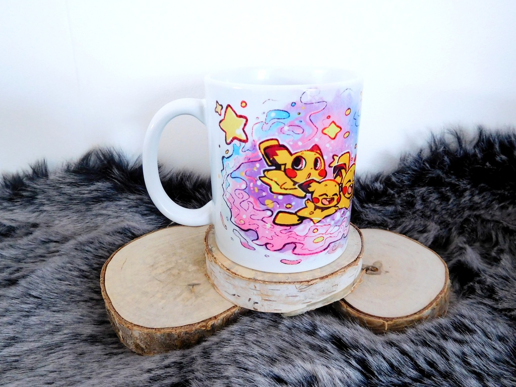 mug - Pikachu and Pichu's - Webbelart