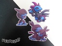 Deino, Zweilous and Hydreigon details Sticker