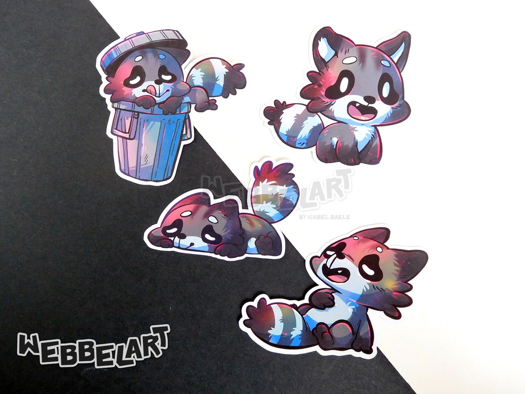 Trash Panda Set details Sticker