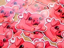 Pink Piglet - Pig - Sticker (LIMITED)