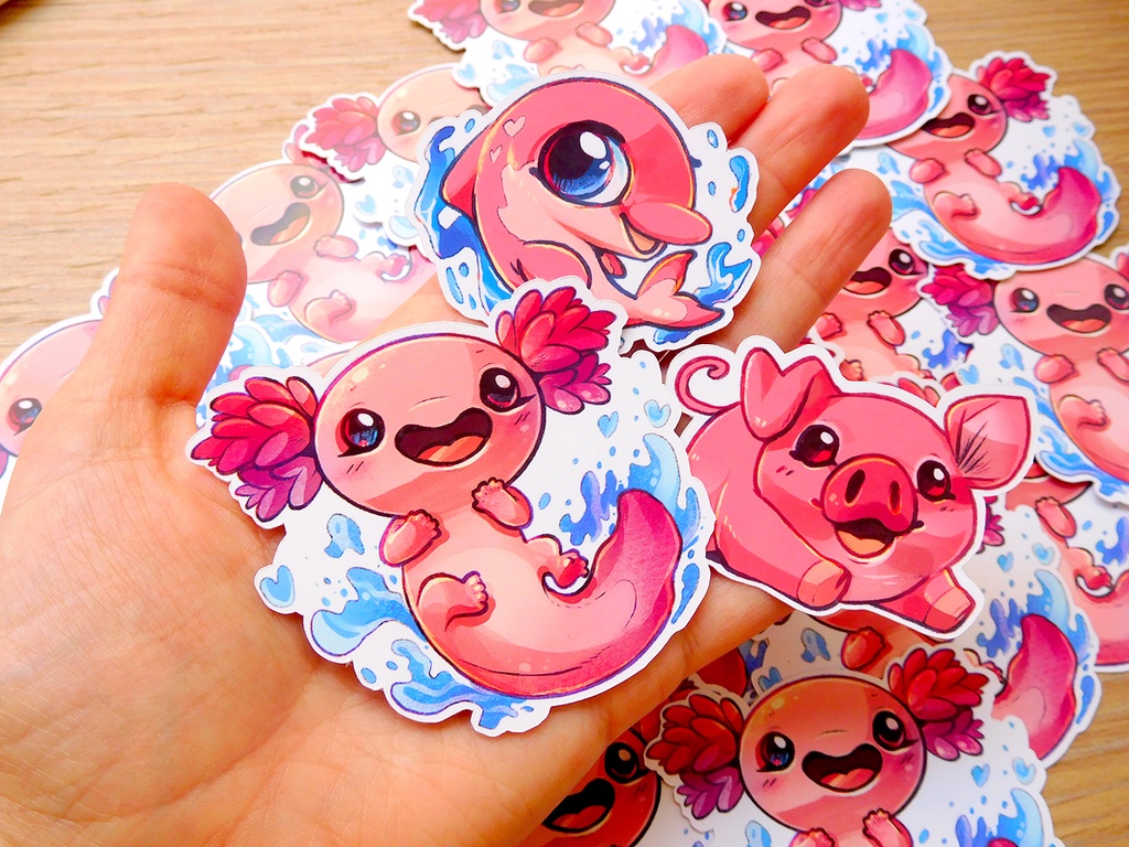 Pink Piglet - Pig - Sticker (LIMITED)