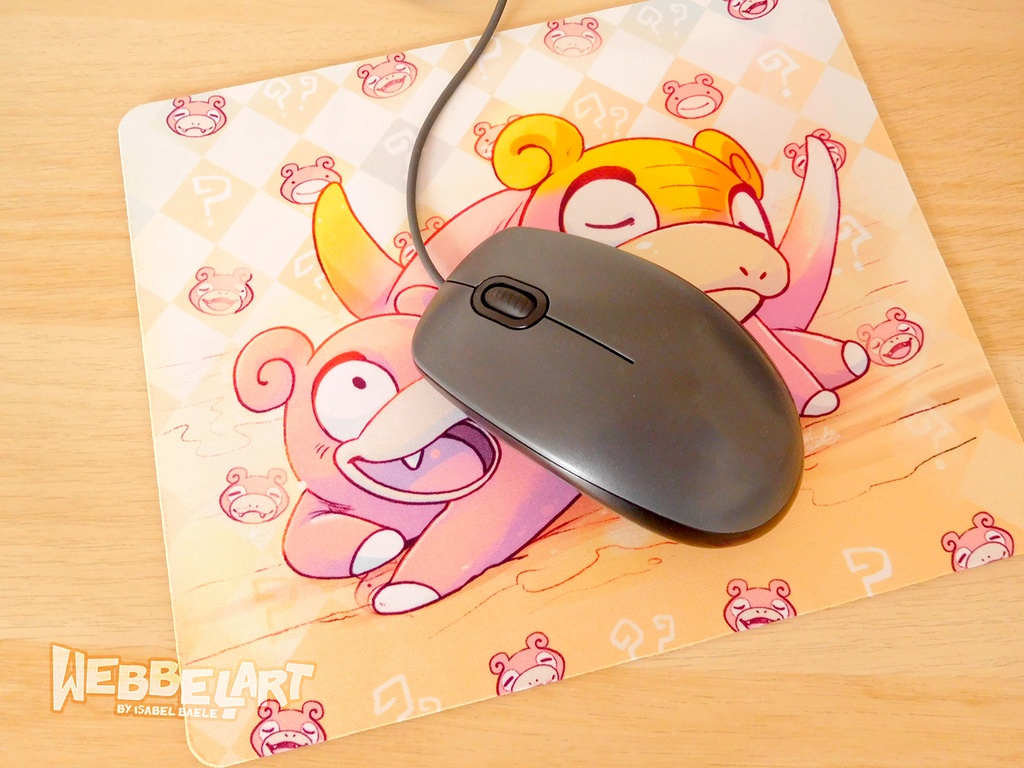 in action Mouse Pad - Webbelart