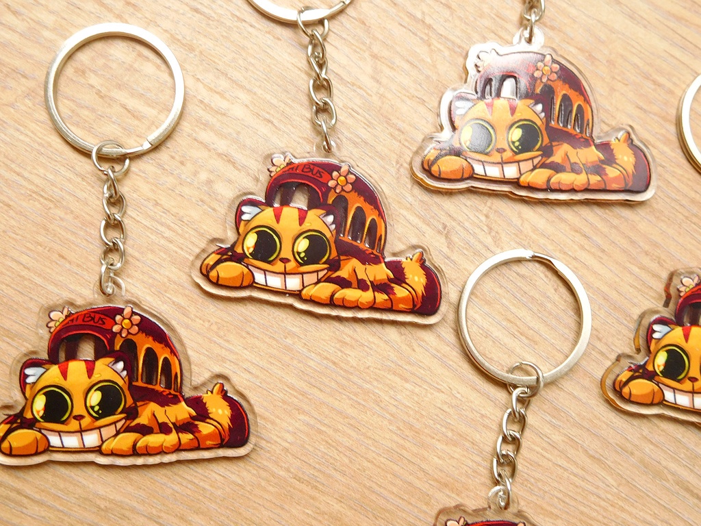 Cosplay Kitty - Catbus - Acrylic keychain