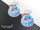 Quaxly - Pokemon Starter - Generation 9 - Sticker