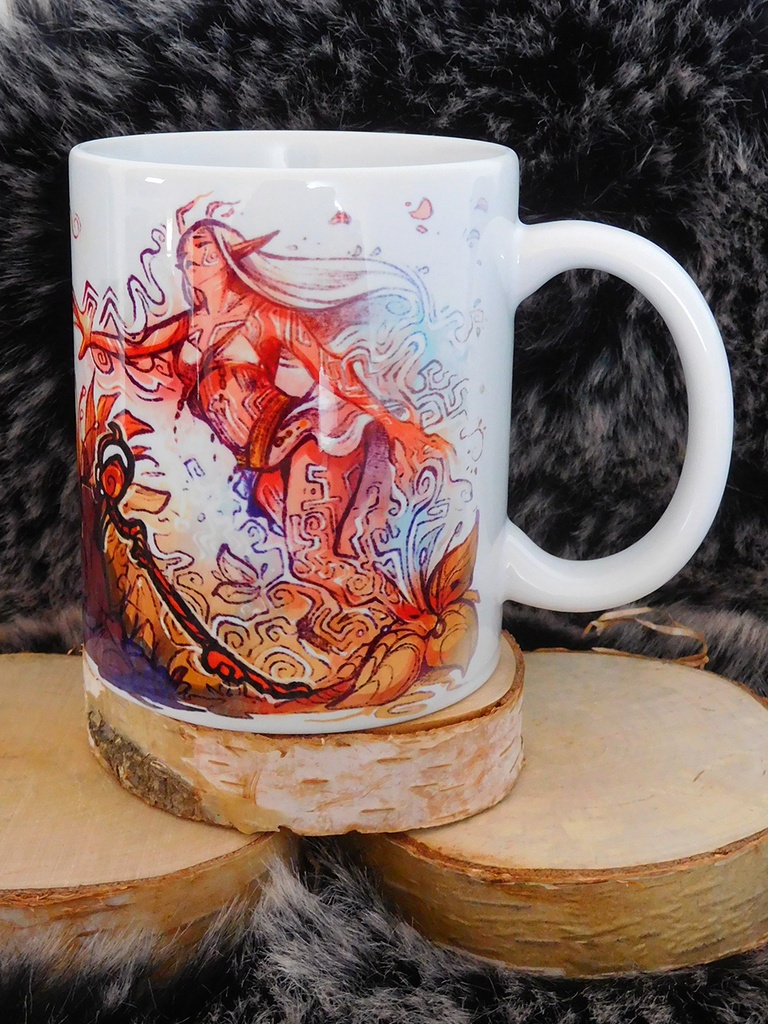 Warlock - DND mug back