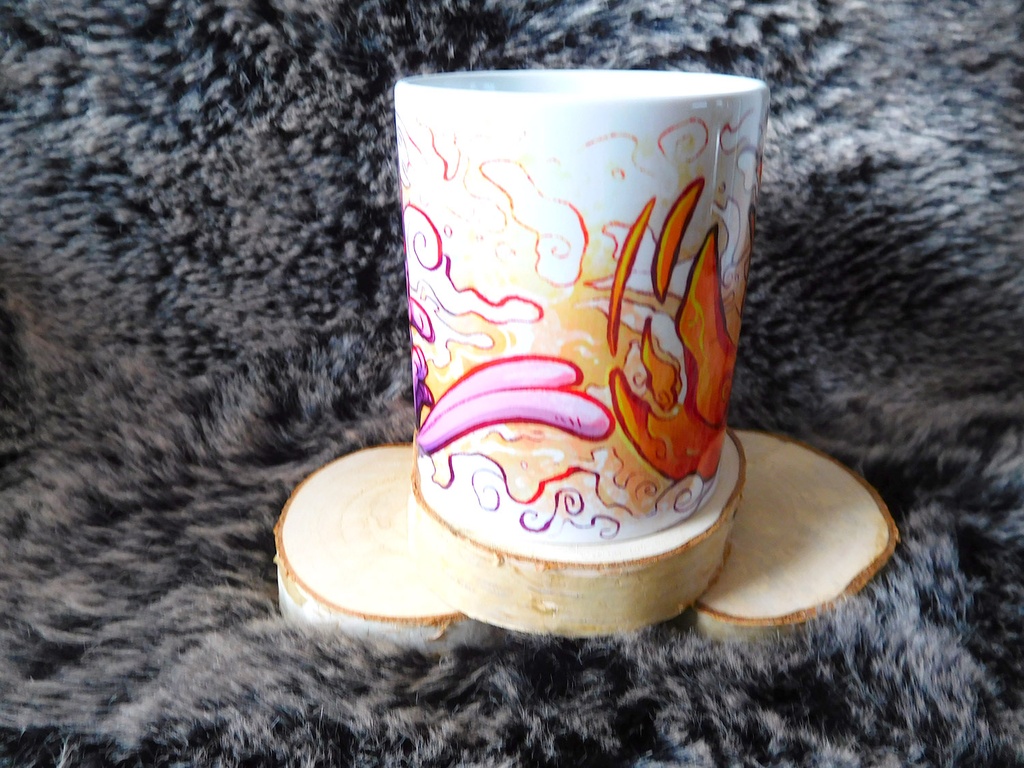 Mug Pokemon Espeon- middle view