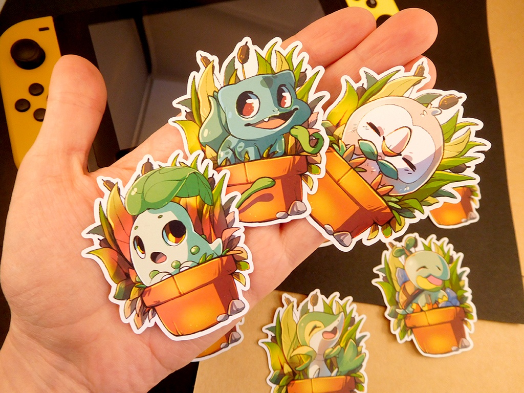 Grass Starters detail shot - Sticker