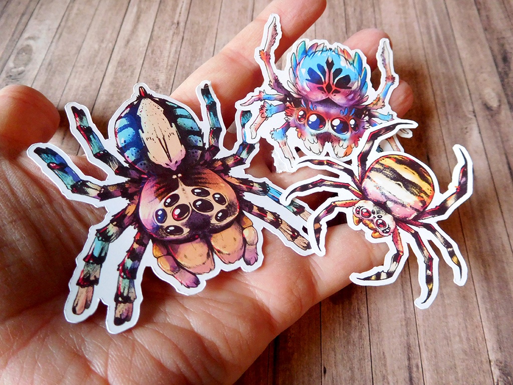 Spider Sticker set