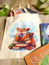 Book Owl - Totebag - Webbelart