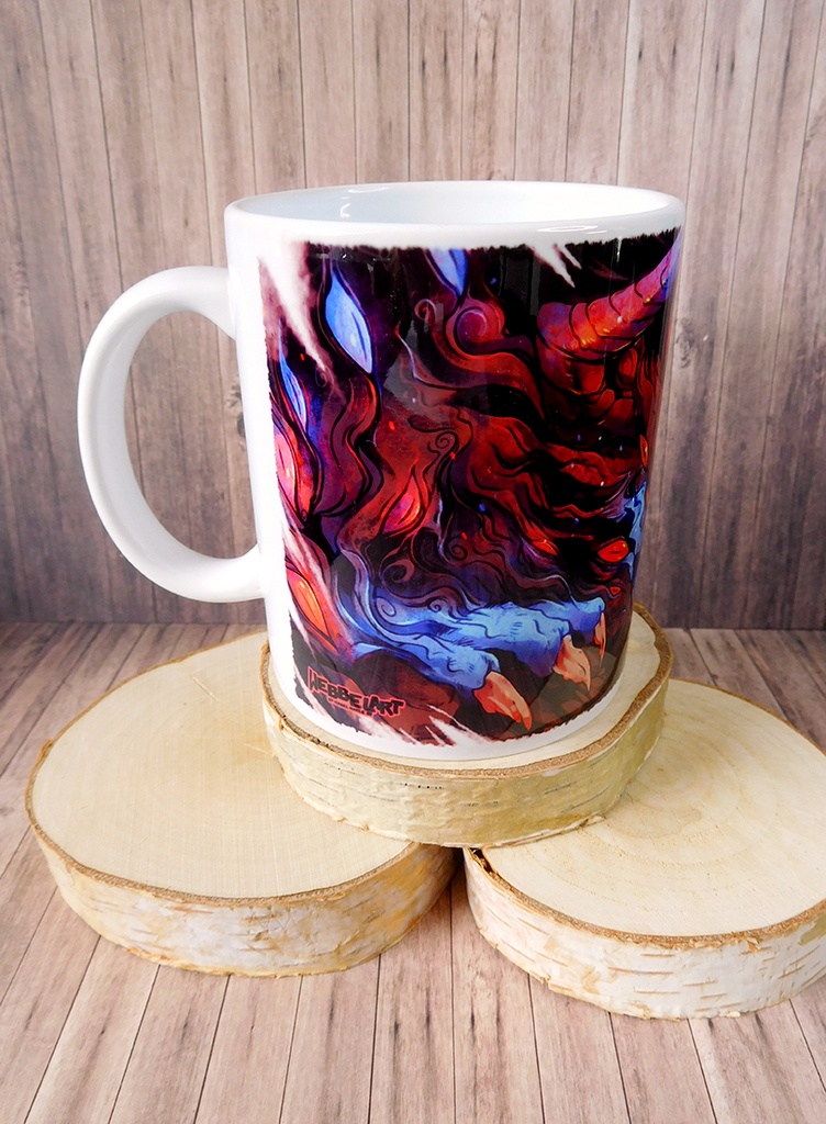 Demon Dog - mug - Webbelart