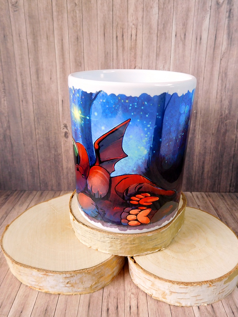 Dragon Kitty - Mug - Webbelart