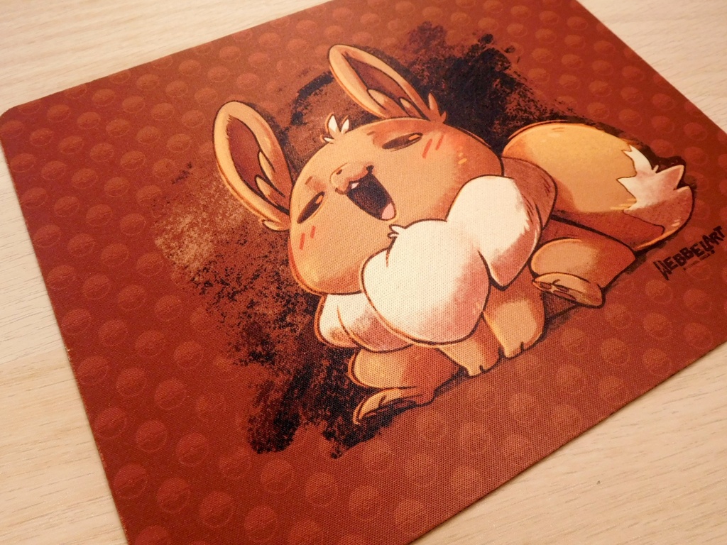 Chonky Eevee | Pokemon Fanart | Mouse pad | Webbelart