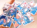 Lucario Emotes - Sticker set - 8 pieces