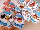 Piplup Emotes - Sticker set - 8 pieces