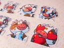 Cow Emotes - Sticker set - 8 pieces