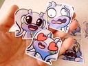 Goodra Emotes - Pokemon - Sticker set - 8 pieces