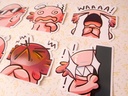 Axolotl Emotes - Sticker set - 8 pieces