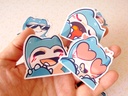 Snorlax Emotes - Sticker set - 8 pieces