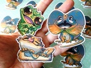 sticker - frilled dragon