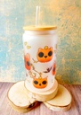 Pumpkin Animals glass tumbler