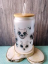 Animal Skulls glass tumbler