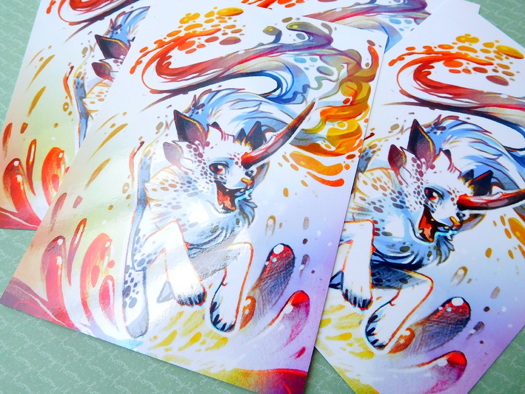 Postcard - Colorful Demon - Limited Edition