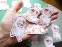 Sleepy Llama  - Sticker