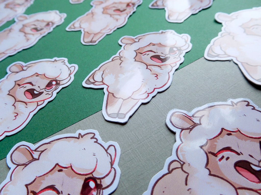 Happy Llama  - Sticker