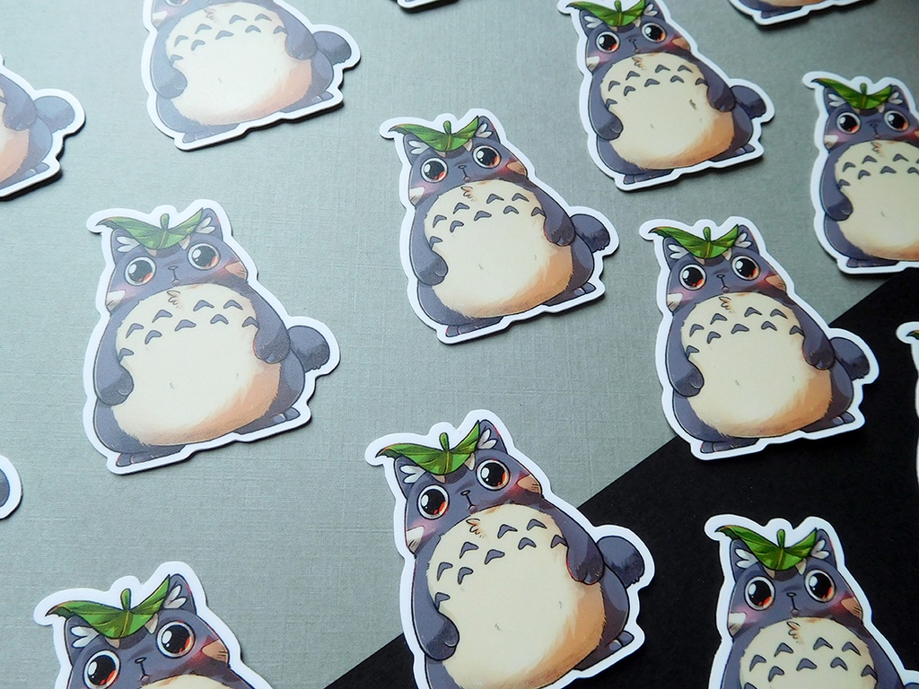 My Neighbour Totoro - Cosplay Kitty - Vinyl Sticker