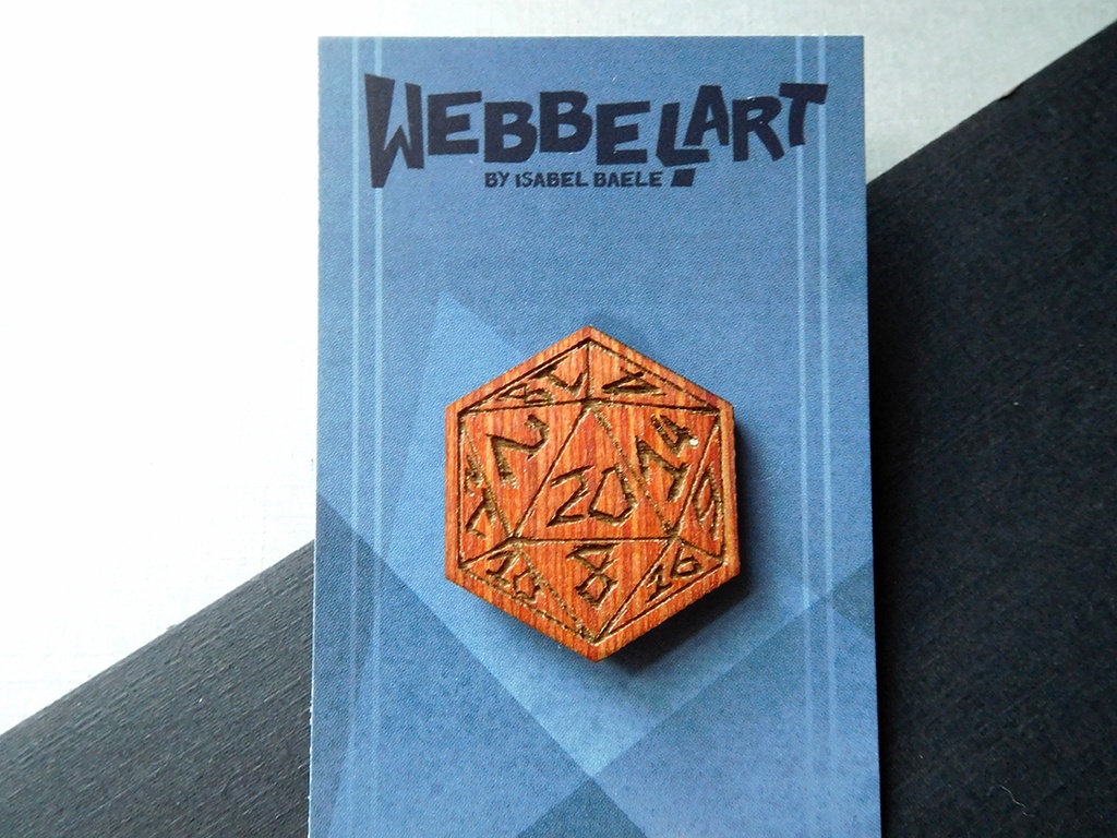 D20 - Wooden Pin