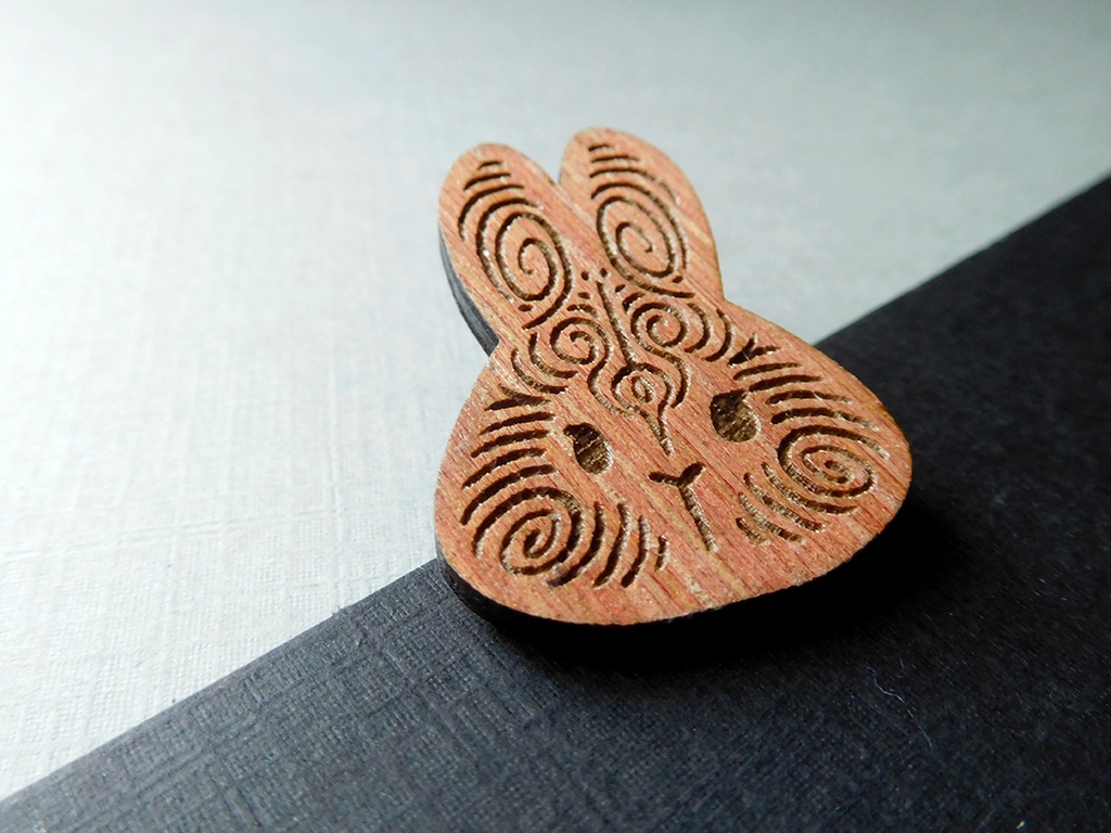 Bunny - Wooden Pin