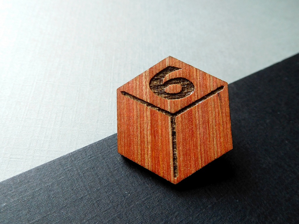 D6 - Wooden Pin