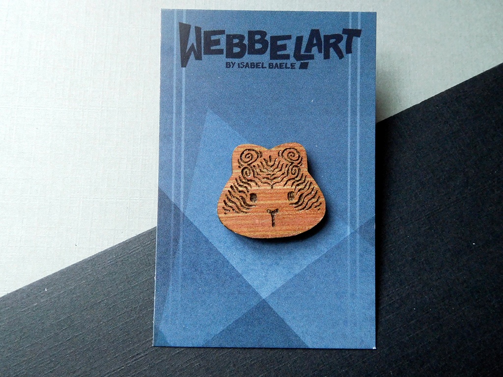 Cat - Wooden Pin