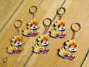 group of keychains