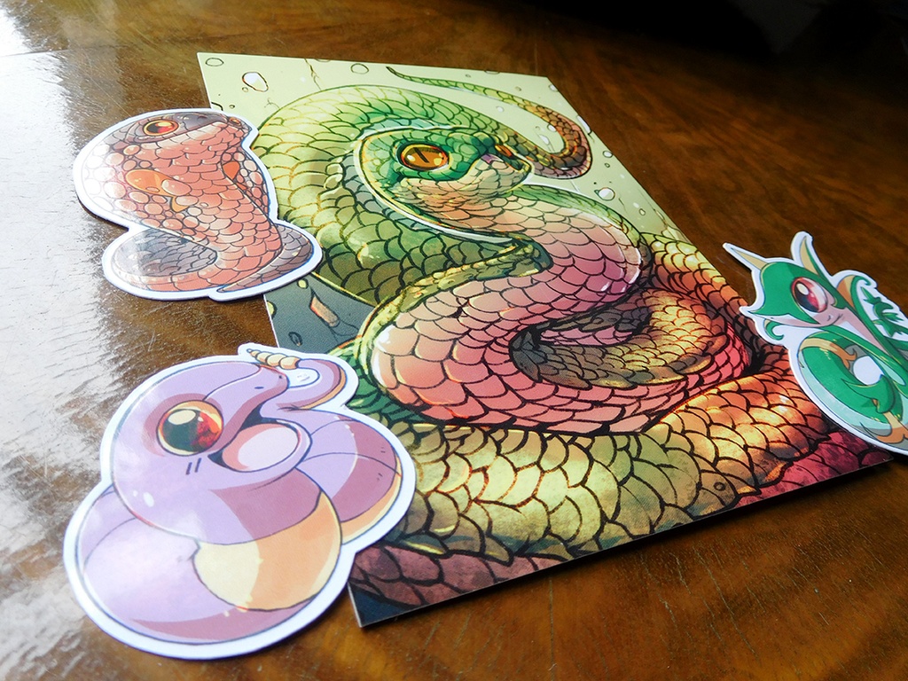 Postcard - Snake - Limited Edition