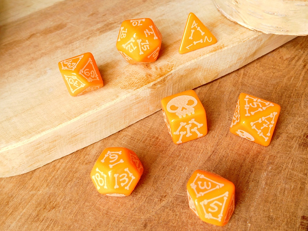 Dice Set - Skully Bones