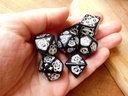 Dice Set - Demon Cat - GLOW IN THE DARK