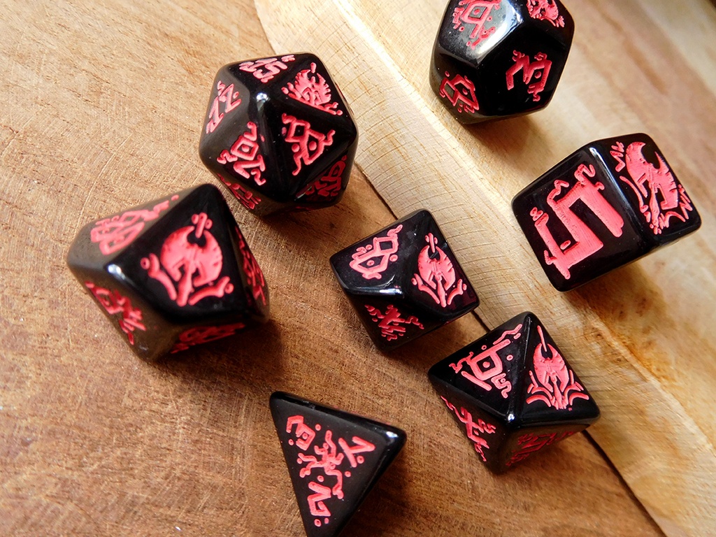 Dice Set - Barbarian