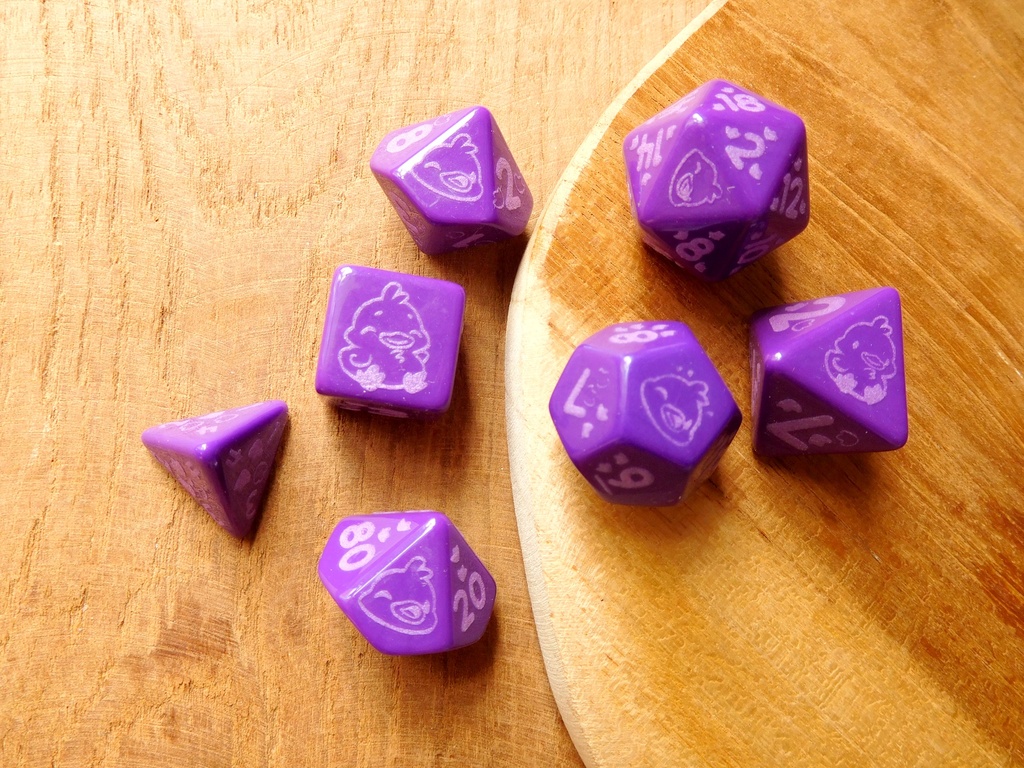 Dice Set - frog set