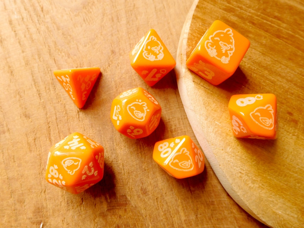 Dice Set - frog set