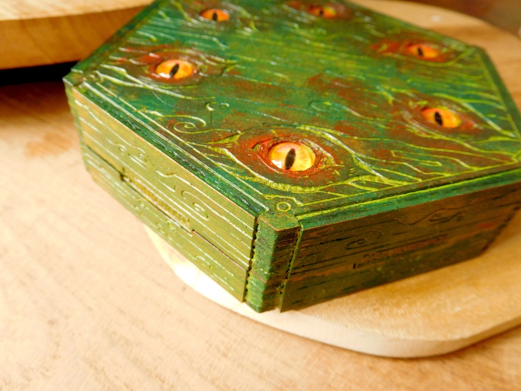 Dice Tray - Mossy Mimic