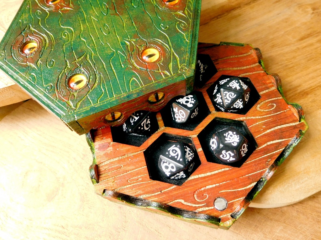 Dice Tray - Mossy Mimic