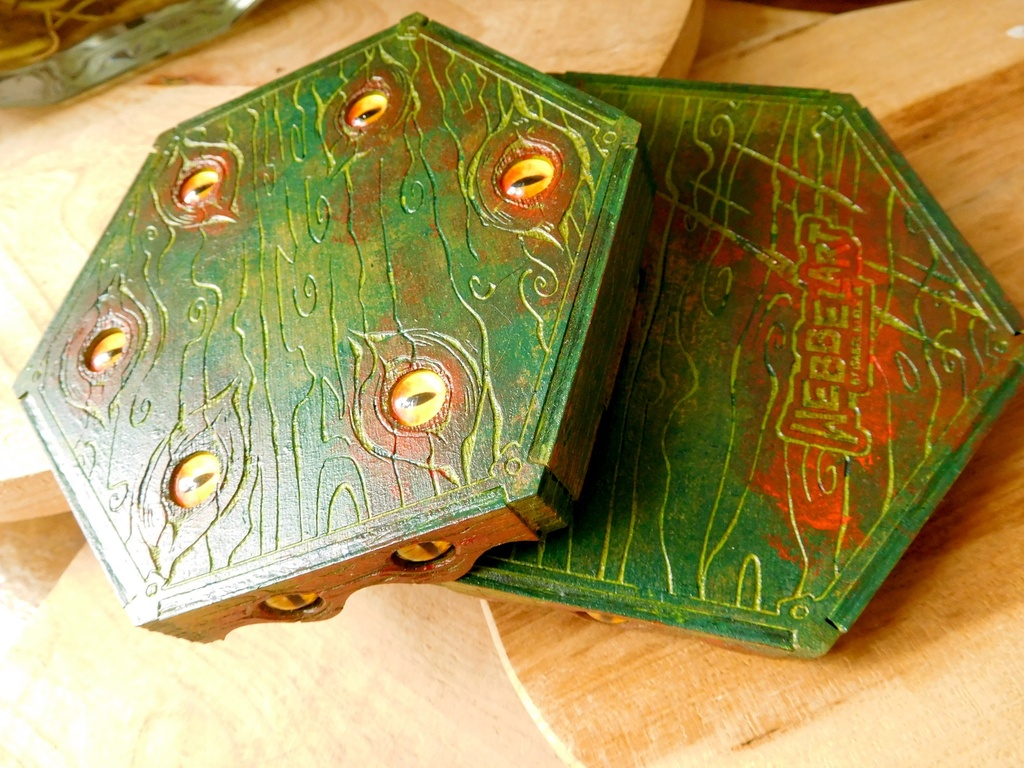 Dice Tray - Mossy Mimic