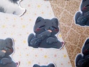 Black kitty sticker