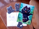 Postcard - Black Kitty - Limited Edition