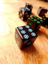 6D single Dice - Snowflakes