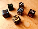 6D single Dice - Snowflakes