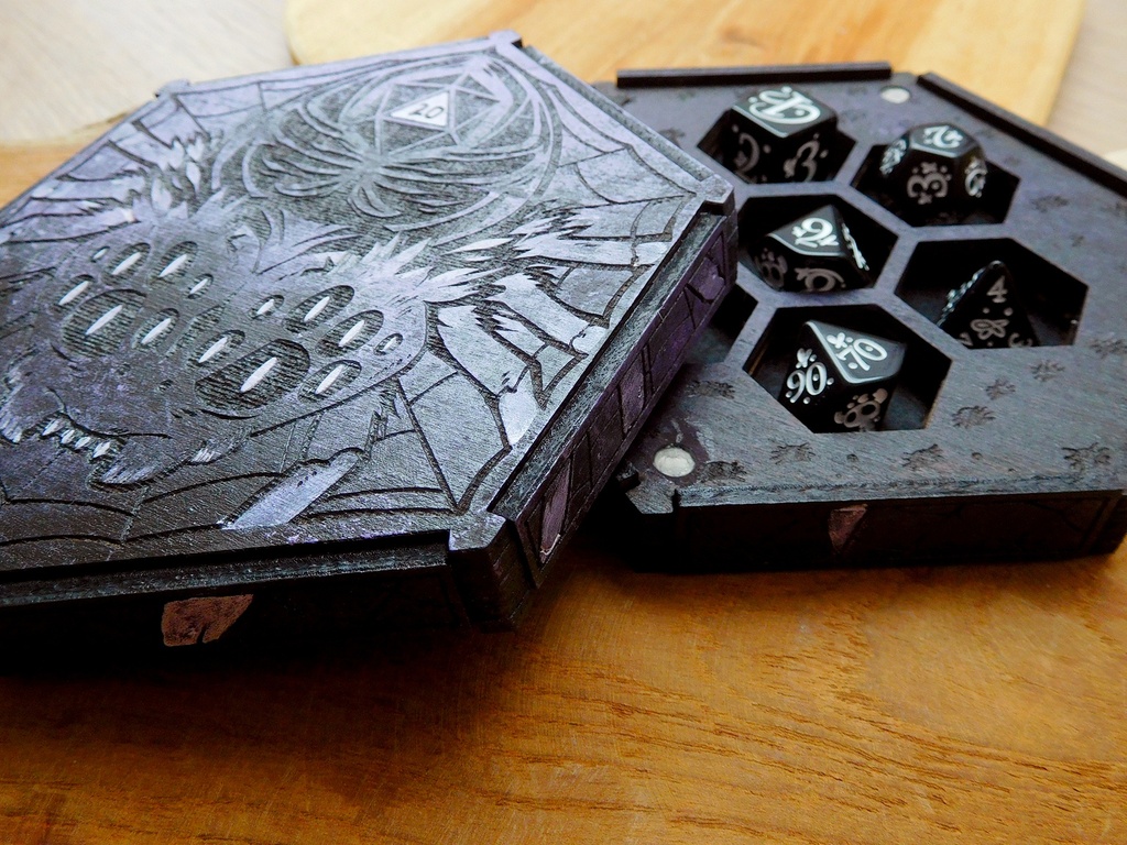 Dice Tray - Shadow Spider