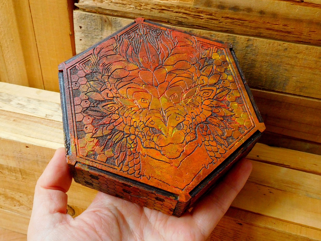 Dice Tray - Fireblast Dragon